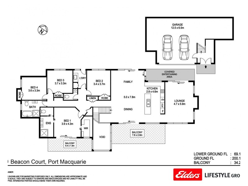 19 Beacon Court, Port Macquarie NSW 2444 Floorplan