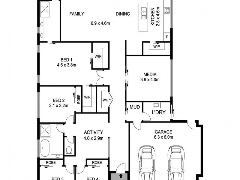 15 Cohen Way, Thrumster NSW 2444 Floorplan