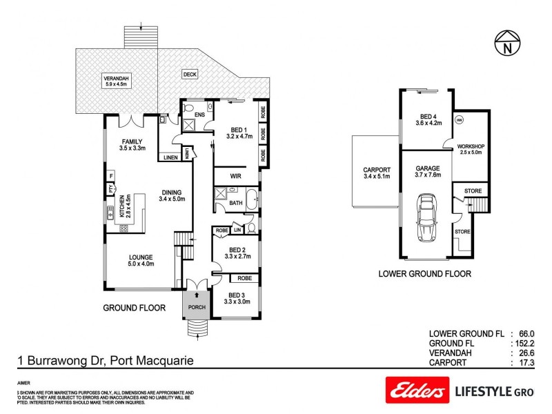 111 Burrawong Drive, Port Macquarie NSW 2444 Floorplan