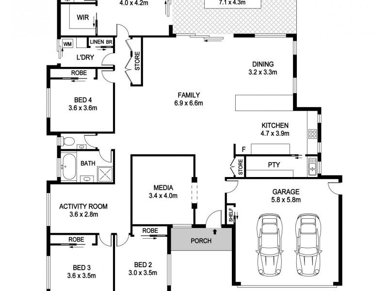 3 Varsity Parkway, Thrumster NSW 2444 Floorplan