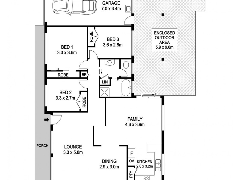 19 Slade Crescent, Port Macquarie NSW 2444 Floorplan