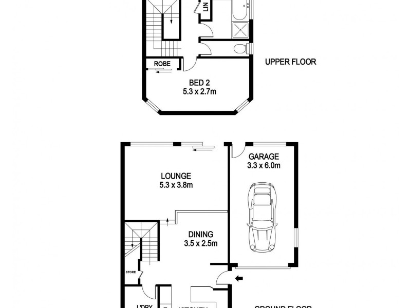 1/17 Rose Street, Port Macquarie NSW 2444 Floorplan