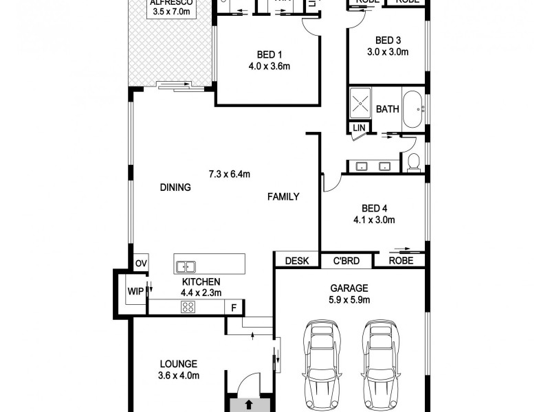 145 The Point Drive, Port Macquarie NSW 2444 Floorplan