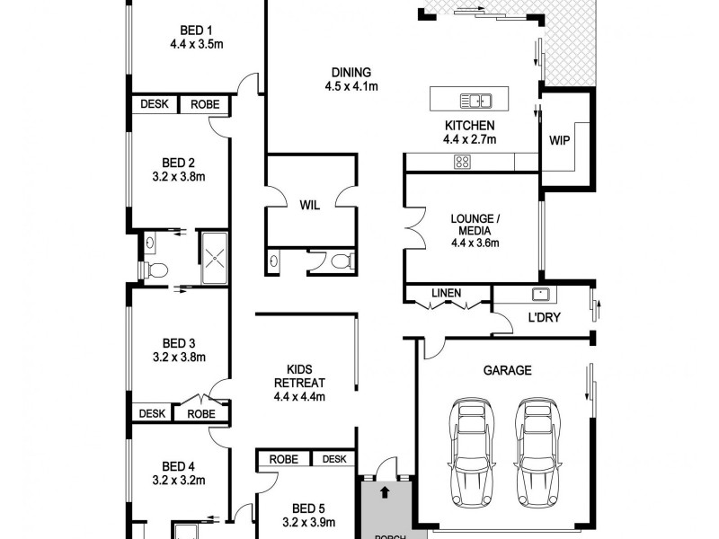 5 Caitlin Darcy Parkway, Port Macquarie NSW 2444 Floorplan