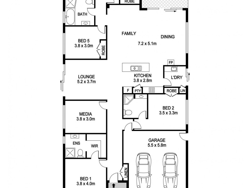 94 Tall Timber Road, Lake Innes NSW 2446 Floorplan