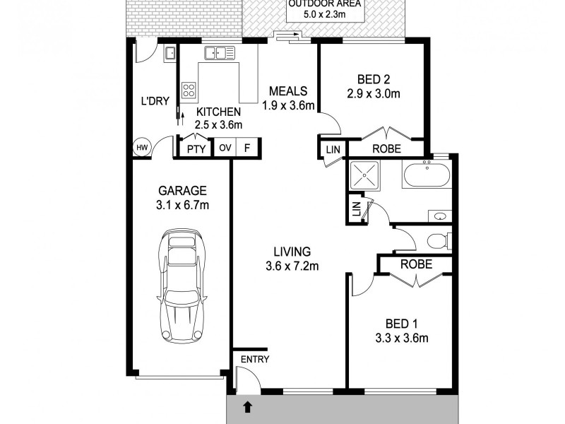 7/60 Burrawan Street, Port Macquarie NSW 2444 Floorplan