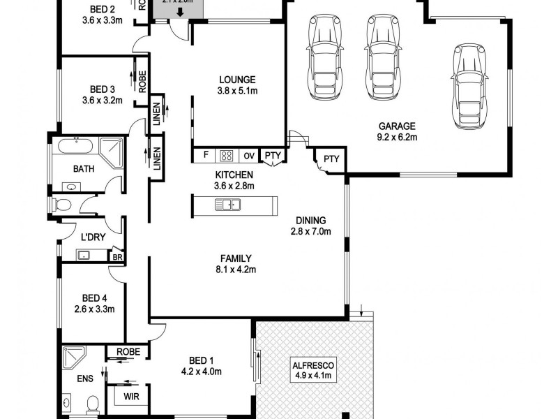 2 Braeroy Drive, Port Macquarie NSW 2444 Floorplan