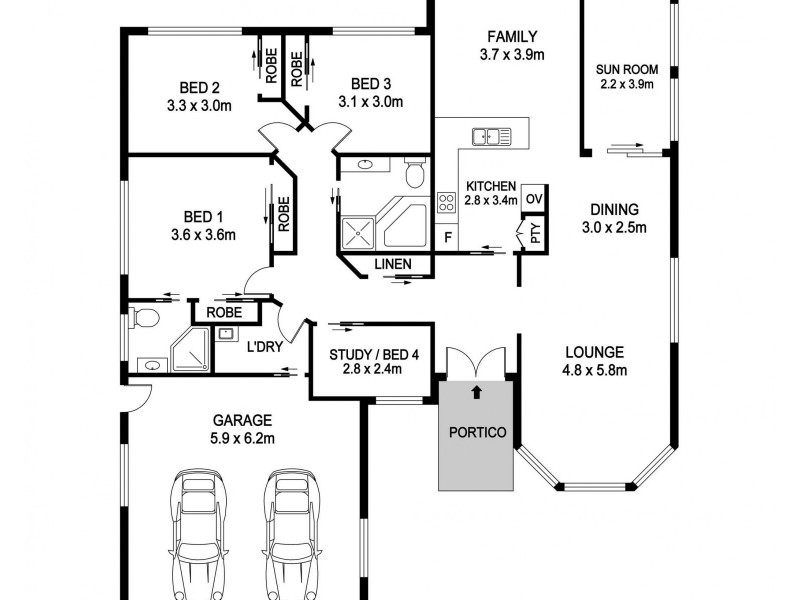 8 Christina Circuit, Port Macquarie NSW 2444 Floorplan