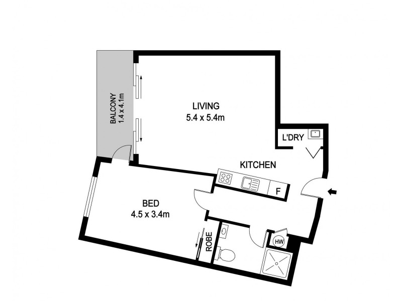 204/40 William Street, Port Macquarie NSW 2444 Floorplan