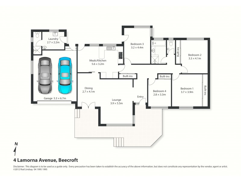 4 Lamorna Avenue, Beecroft NSW 2119 Floorplan