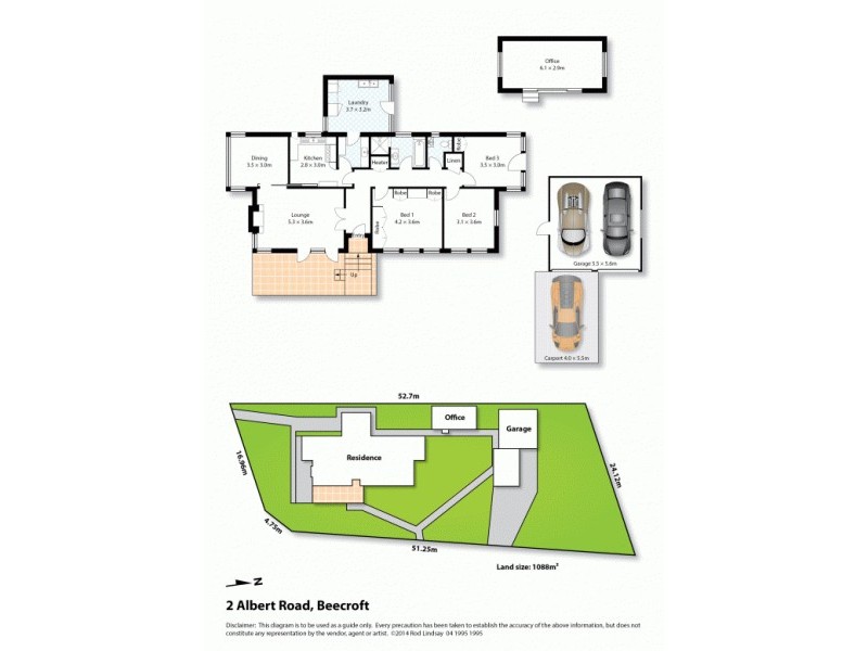 2 Albert Road, Beecroft NSW 2119 Floorplan