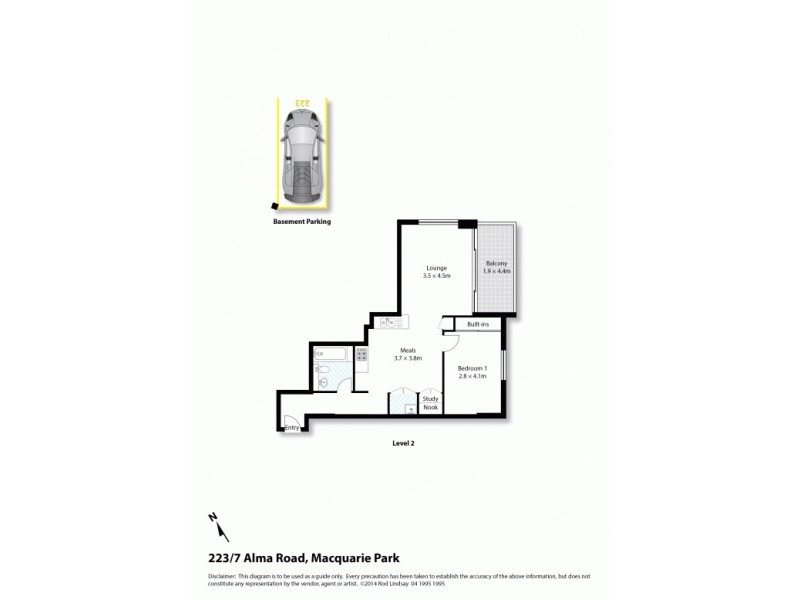 223/88 Talavera Road, Macquarie Park NSW 2113 Floorplan