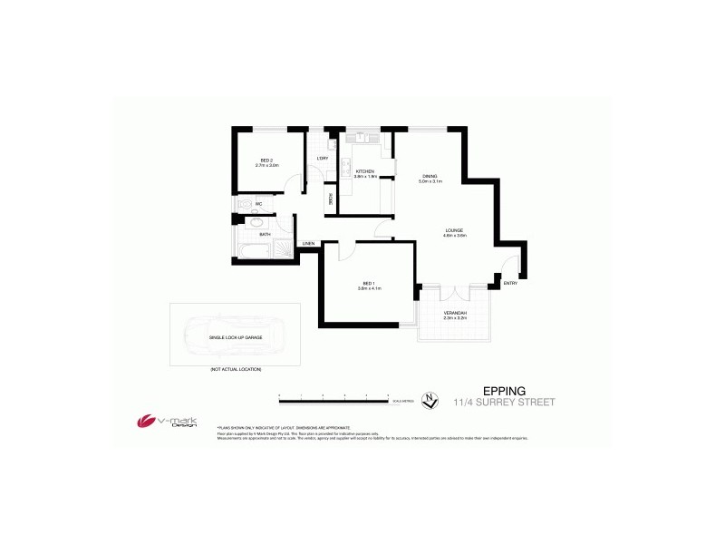 11/4 Surrey Street, Epping NSW 2121 Floorplan