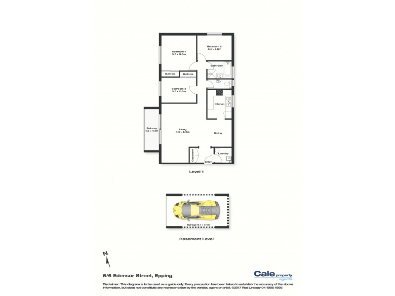 6/6 Edensor Street, Epping NSW 2121 Floorplan