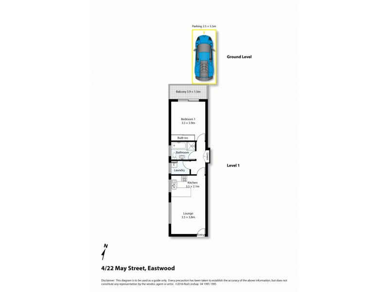 4/22 May Street, Eastwood NSW 2122 Floorplan