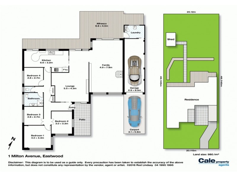 1 Milton Avenue, Eastwood NSW 2122 Floorplan