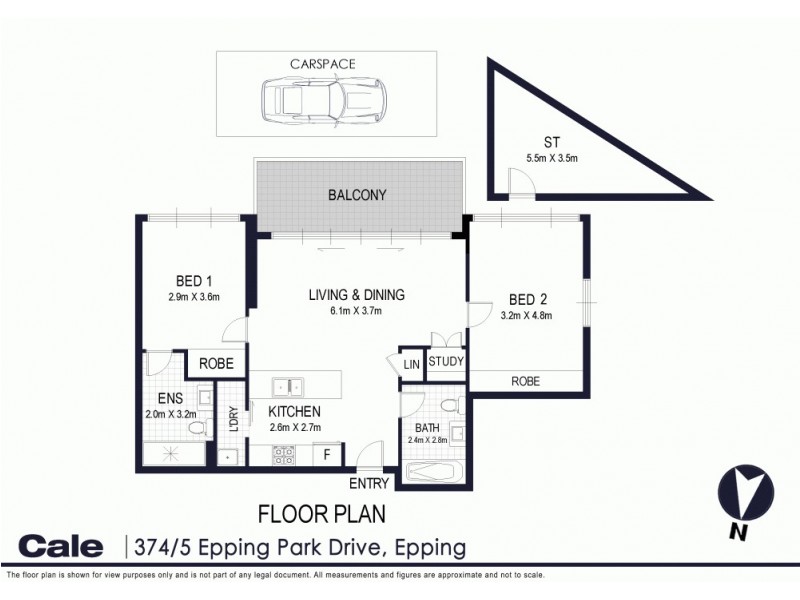 374/5 Epping Park Drive, Epping NSW 2121 Floorplan