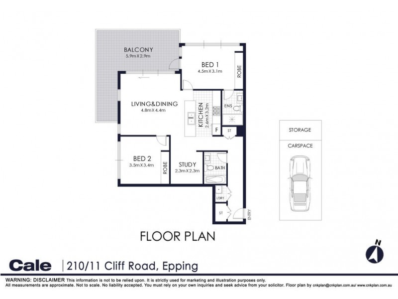 B210/11-27 Cliff Road, Epping NSW 2121 Floorplan