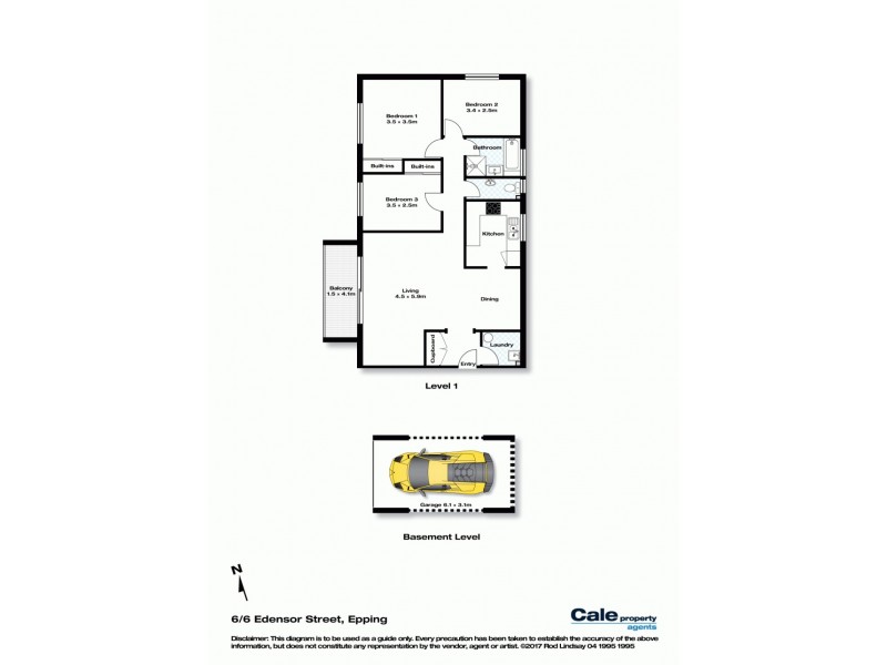 6/6 Edensor Street, Epping NSW 2121 Floorplan