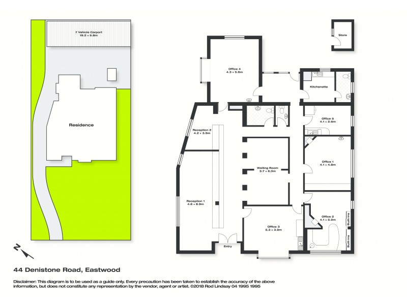 44 Denistone Road, Eastwood NSW 2122 Floorplan