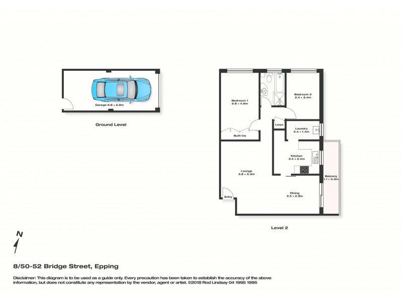8/50-52 Bridge Street, Epping NSW 2121 Floorplan