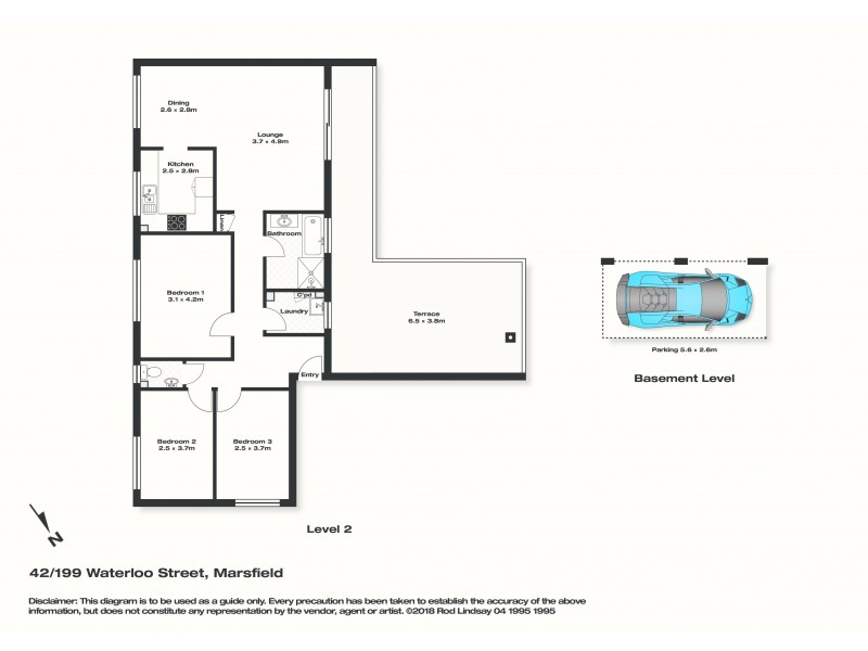 42/199 Waterloo Road, Marsfield NSW 2122 Floorplan