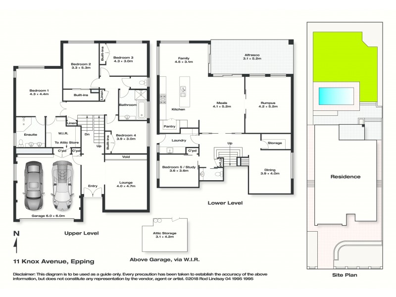 11 Knox Avenue, Epping NSW 2121 Floorplan