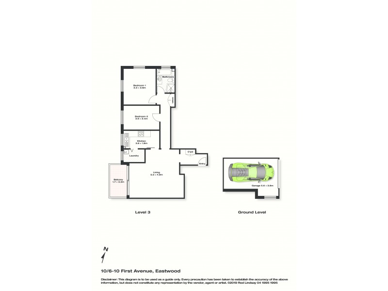 10/6-10 First Avenue, Eastwood NSW 2122 Floorplan