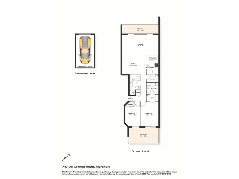 74/106 Crimea Road, Marsfield NSW 2122 Floorplan