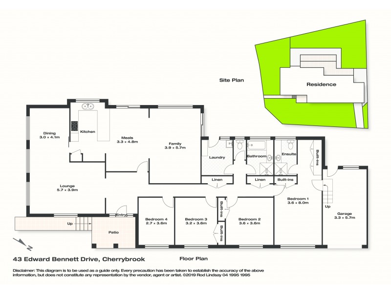 43 Edward Bennett Drive, Cherrybrook NSW 2126 Floorplan