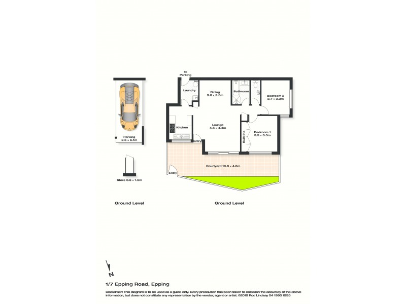 1/7 Epping Road, Epping NSW 2121 Floorplan