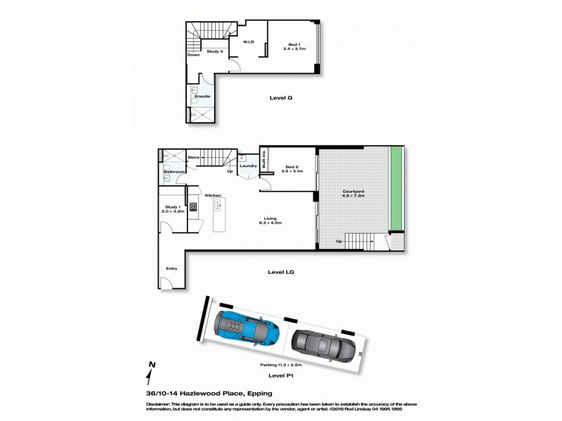 36/10-14 Hazlewood Place, Epping NSW 2121 Floorplan