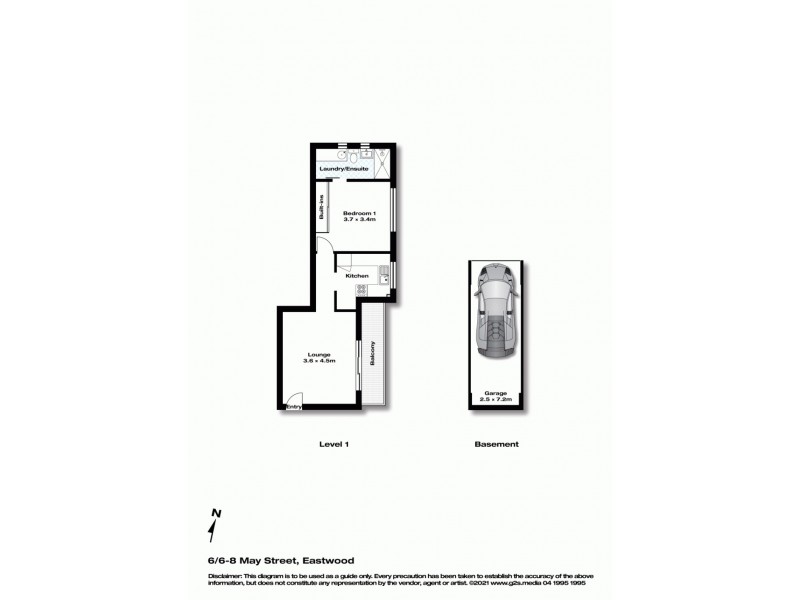 6/6 May Street, Eastwood NSW 2122 Floorplan