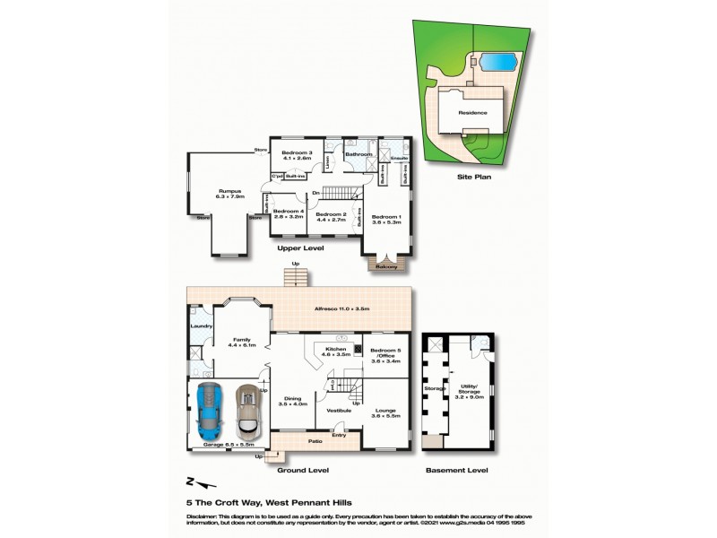 5 The Croft Way, West Pennant Hills NSW 2125 Floorplan