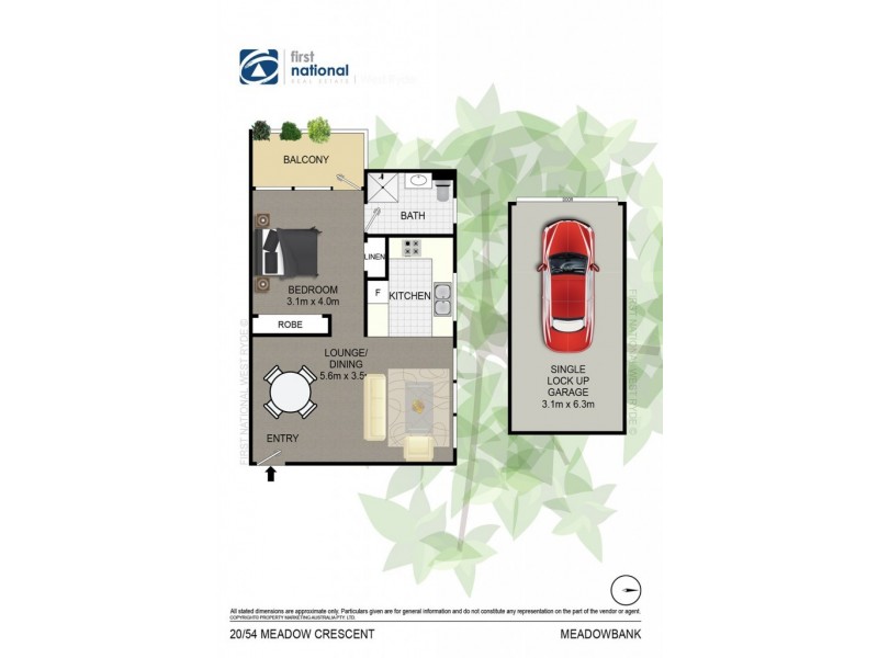 20/54 Meadow Crescent, Meadowbank NSW 2114 Floorplan