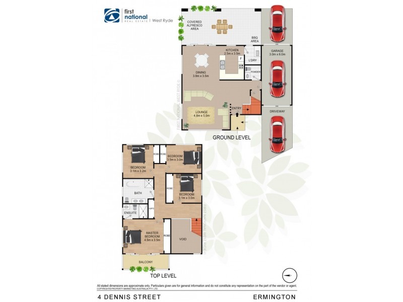 4 Dennis Street, Ermington NSW 2115 Floorplan