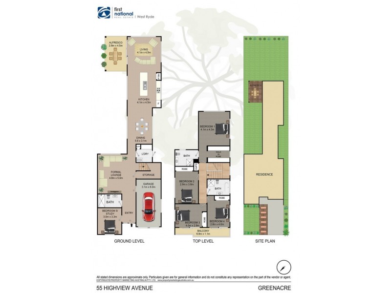 55 Highview Avenue, Greenacre NSW 2190 Floorplan