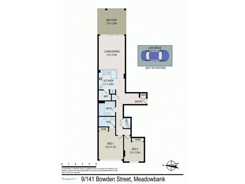 9/141 Bowden Street, Meadowbank NSW 2114 Floorplan