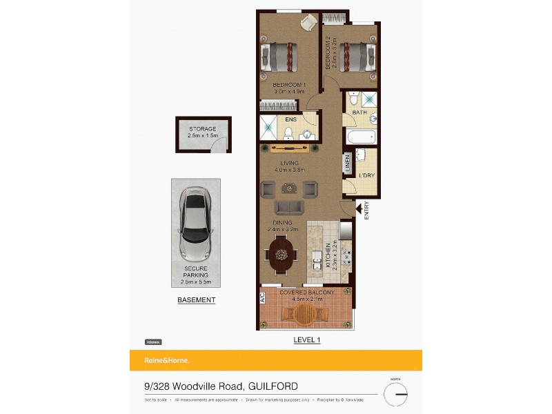 9/328 Woodville Road, Guildford NSW 2161 Floorplan