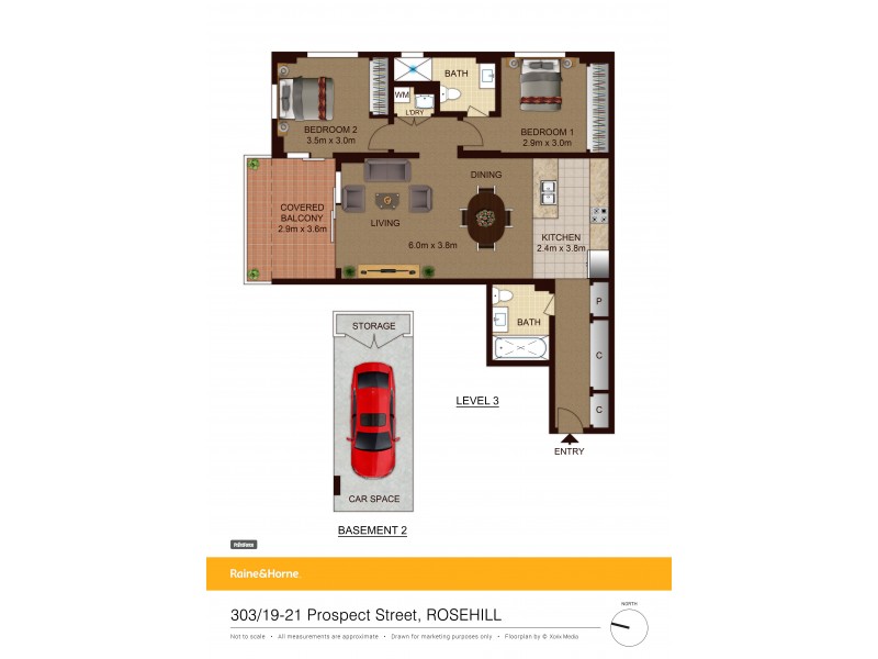 303/19-21 Prospect Street, Rosehill NSW 2142 Floorplan