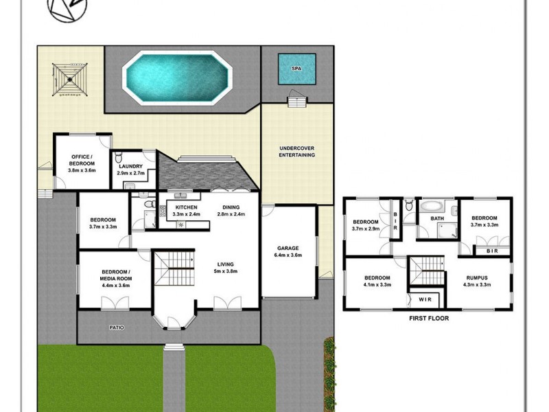 23 Mimosa Avenue, Toongabbie NSW 2146 Floorplan