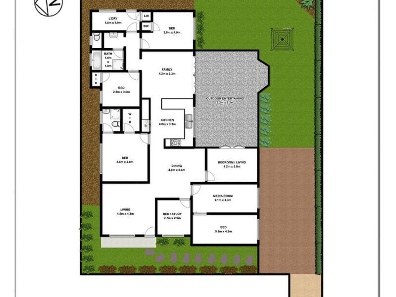 39A Tungarra Road, Girraween NSW 2145 Floorplan