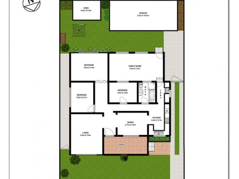 109 Fitzwilliam Road, Toongabbie NSW 2146 Floorplan