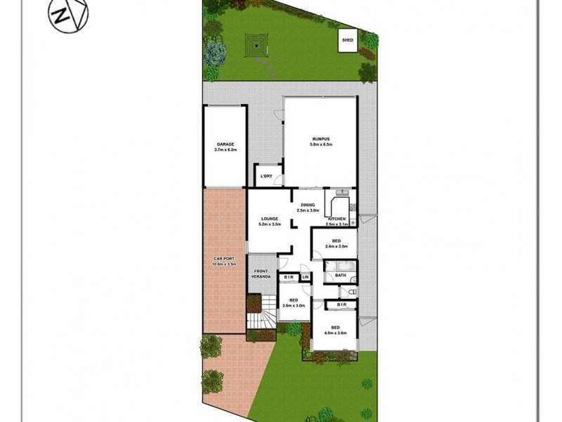 34 Monaro Street, Seven Hills NSW 2147 Floorplan