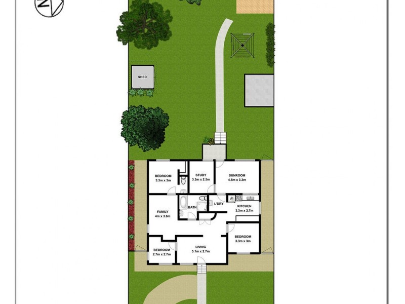 409 Wentworth Avenue, Toongabbie NSW 2146 Floorplan