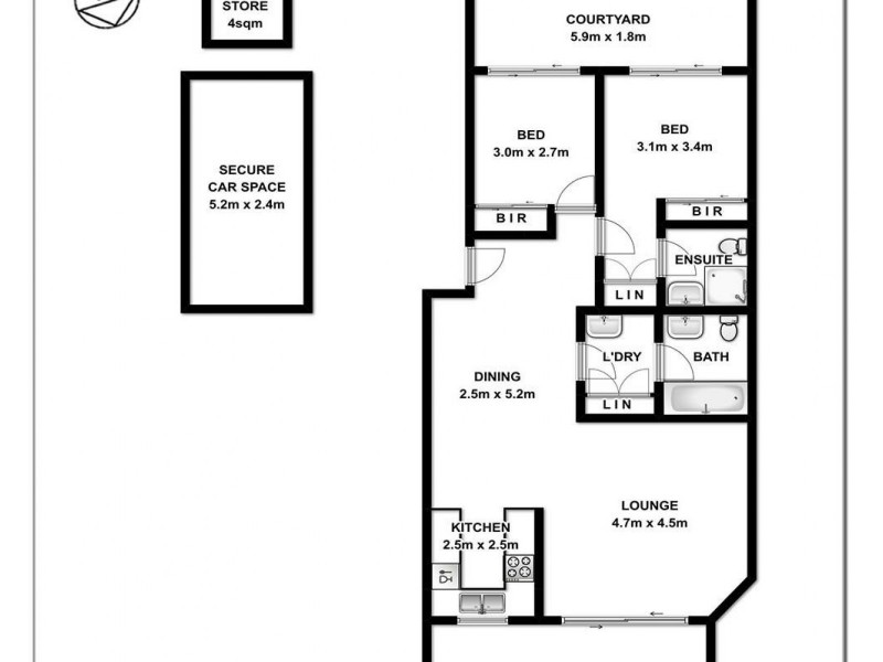 16/58-62 Fitzwilliam Road, Old Toongabbie NSW 2146 Floorplan