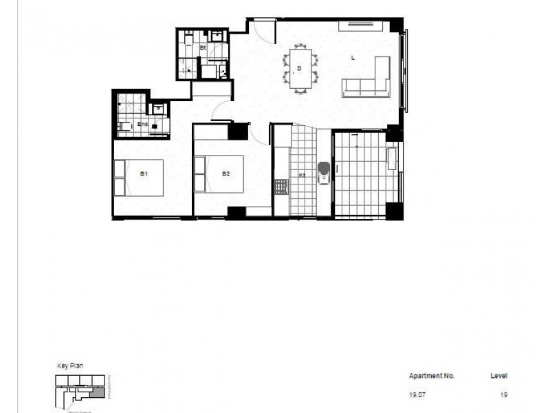 807/5 Second Avenue, Blacktown NSW 2148 Floorplan