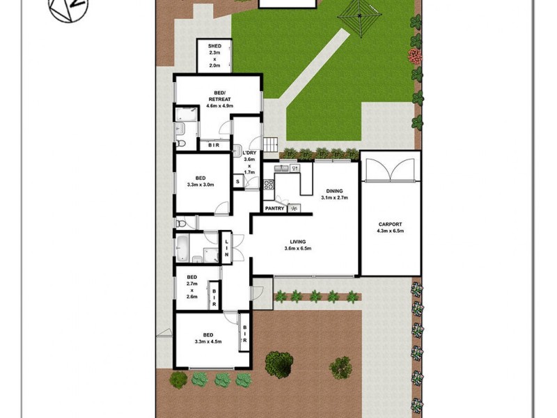 5 Hurley Street, Toongabbie NSW 2146 Floorplan