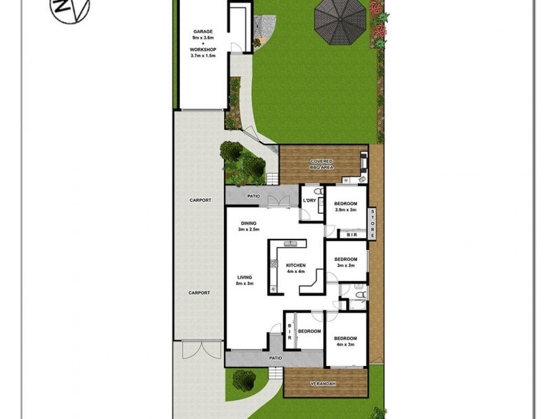 15 Picasso Crescent, Old Toongabbie NSW 2146 Floorplan