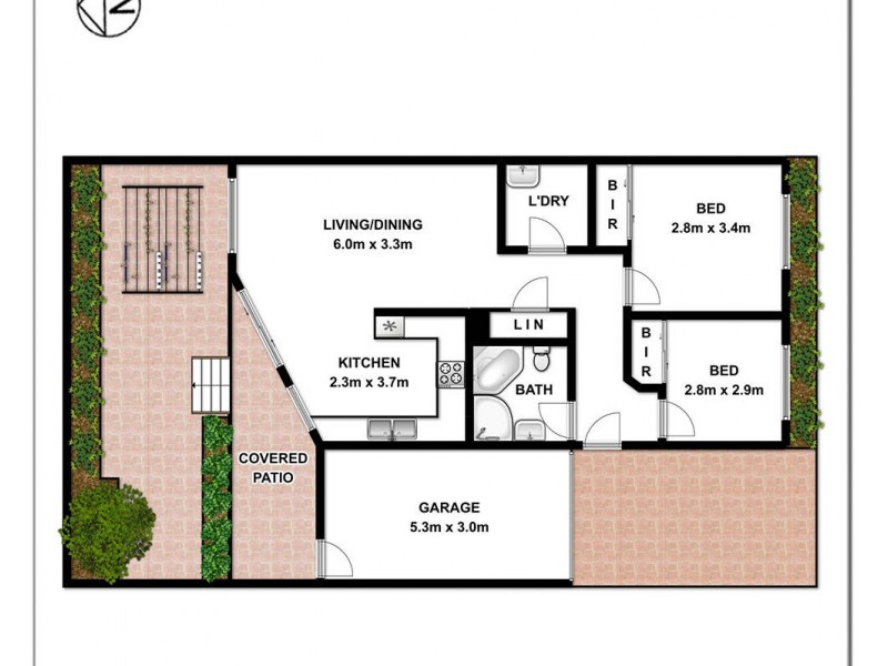 5/185 Targo Road, Girraween NSW 2145 Floorplan